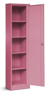 Dulap cu o singură ușă Alex Fresh Style roz pudră (45x185 cm)
