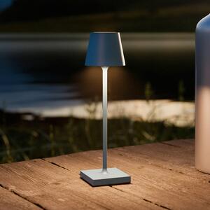 Sigor Lampa de birou cu LED-uri și baterie Nuindie pocket, albastru, IP54, dimabilă, reglabil, Albastru, Aluminiu, Modern
