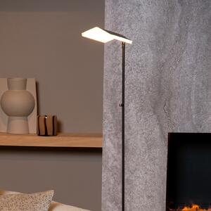 Lampadar LED Aaron, negru, de la dimabil la cald, înălțime 134 cm