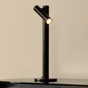 Lucide Antrim LED lampă de masă reîncărcabilă, negru, 1 bec, IP54, dimabil, reglabil, Negru, Camera de zi / sufragerie, Aluminiu, Modern