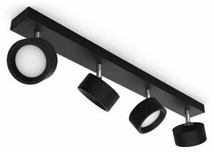 Plafoniere Philips, Bracia, Negru, Camera de zi, Metal, Modern