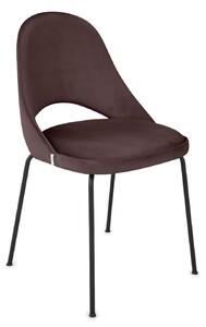 Set: masă extensibilă Grand + 4 scaune de dining Costa Steel Black