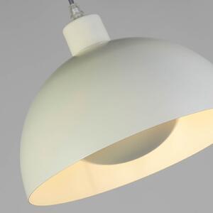 Searchlight Lampă suspendată Mars, crem, Ø 40 cm, oțel, reglabil, Bej, Bucătărie, Metal, Scandinavă