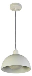 Lampă suspendată Mars, crem, Ø 25 cm, oțel