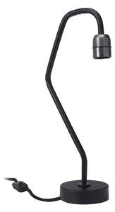 PR Home Lampă de masă Loft, înălțime 49 cm, fără abajur, Negru, Camera de zi / sufragerie, Metal, Modern