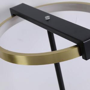 Aerial LED lampă de masă, alamă/negru, oțel, silicon