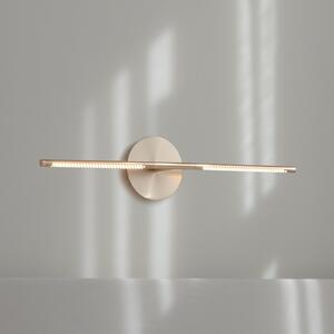 UMAGE Aplică de perete cu LED Omni, alamă, lungime 74 cm, reglabil, Auriu / Alamă, Camera de zi / sufragerie, Metal, Design