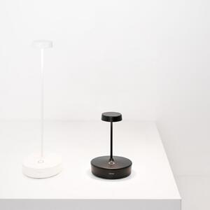 Zafferano LED lampă de masă reîncărcabilă Swap mini, negru, 15 cm IP65, reglabil, Negru, Camera de zi / sufragerie, Metal, Modern