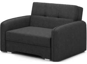 Fotoliu extensibil LAINE, negru
