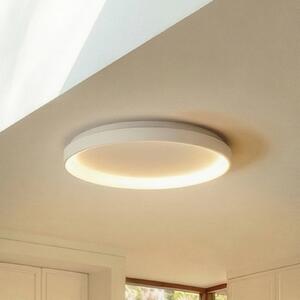 Arcchio Plafonieră LED Vivy, Ø 58 cm, albă, metal, reglabil, Alb, Bucătărie, Metal, Modern