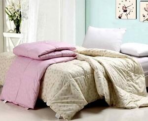 Set 2 pilote din puf de gasca 200 x 230 cm cu invelis din bumbac