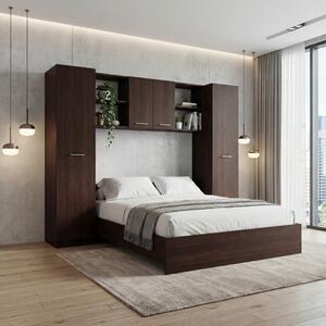Dormitor Giulia, 4 Piese, Culoare Wenge 120x200