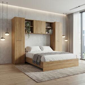 Dormitor Giulia, 4 Piese, Culoare SONOMA 140x200