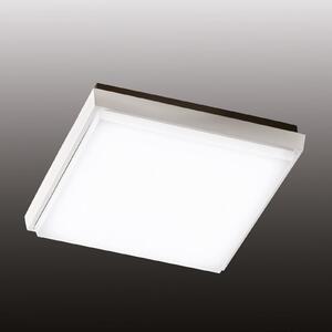 Fabas Luce Plafonieră LED de exterior Desdy, 24x24 cm, alb, Alb, Metal, Modern