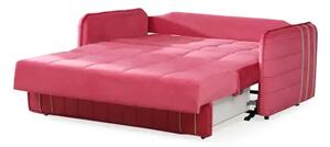 Canapea extensibila cu 2 locuri Mondo,roz
