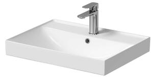 Kielle Arkas I - Lavoar 60x45 cm, cu preaplin, cu orificiu pentru baterie, alb 30611600