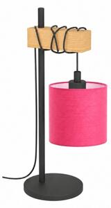 BRILAGI - Lampă de masă NUBILA 1xE27/40W/230V maro/negru/roz