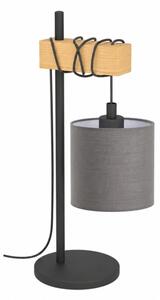 BRILAGI - Lampă de masă NUBILA 1xE27/40W/230V maro/negru/antracit