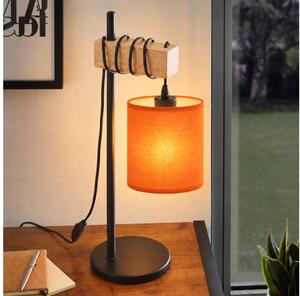 BRILAGI - Lampă de masă NUBILA 1xE27/40W/230V maro/negru/portocaliu