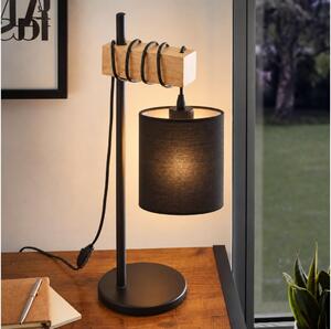 BRILAGI - Lampă de masă NUBILA 1xE27/40W/230V maro/negru