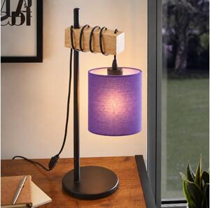 BRILAGI - Lampă de masă NUBILA 1xE27/40W/230V maro/neagră/violetă