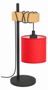 BRILAGI - Lampă de masă NUBILA 1xE27/40W/230V maro/neagră/roșie