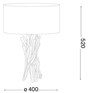 Lampă de masă DRIFTWOOD 1xE27/60W/230V Ideal Lux
