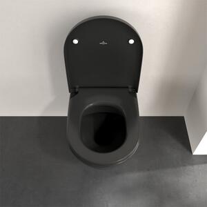 Vas WC suspendat, Villeroy&Boch, Subway 2.0, direct flush, negru mat
