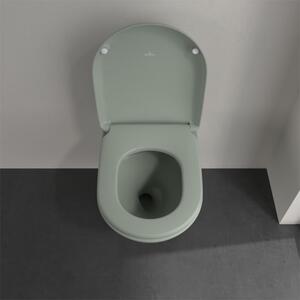 Vas wc suspendat, Villeroy & Boch, Antao, rimless, cu TwistFlush, verde mat