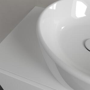 Lavoar pe blat, Villeroy & Boch, Architectura, rotund, 45 cm, cu preaplin, alb