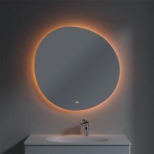 Oglinda asimetrică, Villeroy & Boch, Antao, cu iluminare LED, 90 cm