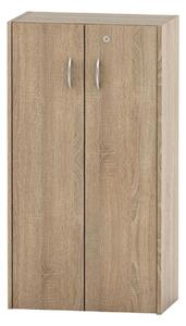 Dulap TEMPO ASISTENT NEW 034, stejar sonoma, DTD laminat, cu 2 usi, 57