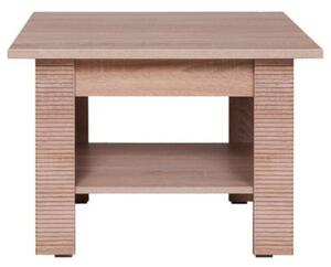 Masuta cafea GRESS, stejar sonoma, PAL laminat, 75x75x50 cm