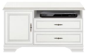 Comoda TV IDENTO B, alb, PAL, 125x44x64 cm