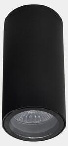 LEDS-C4 Eko plafonieră pentru exterior, negru, Ø 6 cm, aluminiu, reglabil, Negru, Aluminiu, Modern