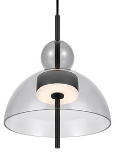 Maytoni Bangkok, formă de minge, gri deschis, Ø 25 cm, sticlă, Gri, Camera de zi / sufragerie, Sticlă, Modern