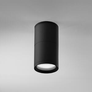 EGG DLS downlight CL 15, negru, Ø 9 cm, aluminiu, IP44