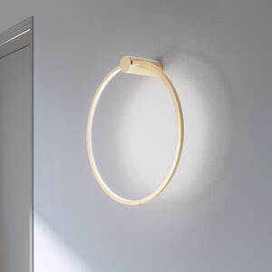 Milagro Lighting Aplică de perete LED Saturno, auriu, Ø 50 cm, metal, 4.000 K, Auriu / Alamă, Camera de zi / sufragerie, Aluminiu, Modern