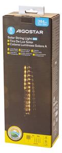 Instalație LED solară de Crăciun Aigostar 384xLED/13m IP65 alb cald