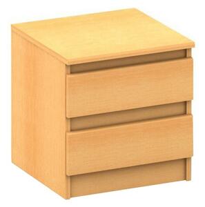 Noptieră HANY NEW 002, fag, DTD laminat, 41x42x40 cm