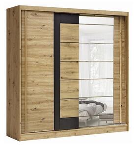 Dressing AVANTGARDE AV4-20, stejar artisan/gri grafit, PAL, cu 2 usi