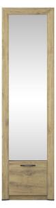 Dulap hol SAPORI, stejar navarra, PAL laminat, 60x36x217 cm