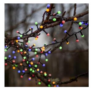 Eglo - Ghirlandă luminoasă LED de exterior pentru Crăciun BERRY MINI, 700 LED/8 funcții, 19 m, multicoloră, IP44