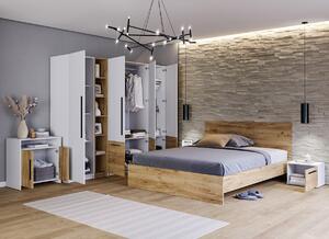 Set Mobilier Dormitor Complet Timber - Configuratia 2
