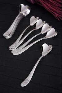 Set 12 linguri OZD-0001, crom, otel, 11 cm