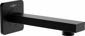 Mexen Cube pipă cadă de perete, Neagră - 79370-70