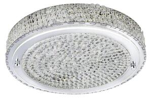 Plafonieră LED Searchlight 2714CC FLUSH LED/24W/230V d. 40 cm crom