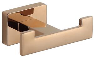 Mexen Arno cuier dublu pentru prosoape, Roz-auriu - 7020735-60