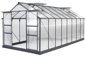 Sera din aluminiu Azalia 2,5 x 4,9 m CoverTech antracit