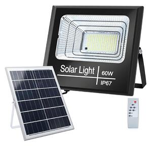 Proiector LED solar dimabil Aigostar LED/60W/3,2V IP67 + telecomandă